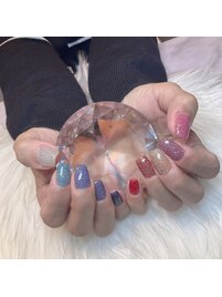 色変えネイル☆