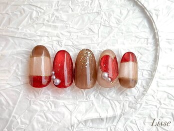 リセ 銀座本店(Lisse)/バレンタインハートデザイン