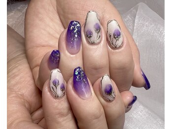 春先取りネイル