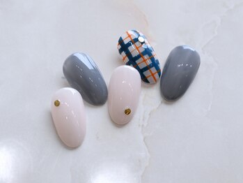 くすみチェック☆秋カラー