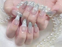 ラッキー(Lucky)/リボンネイル、シンプル、シール