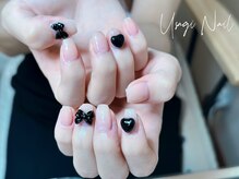 ウサギネイル 新大久保店(usagi nail)/マグネットフレンチ秋可愛い