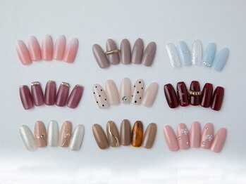ポテネイル(pote.nail)の写真/シンプルな中でも大人可愛い/エレガント/クール/カジュアルと色んなテイストのデザインをご用意◎