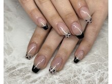 パーミル アイ アンド ネイル クマモト(permille ‰ eye&nail Kumamoto)/レオパードフレンチ