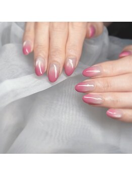 リムネイル(RIM NAIL)/クリアマグ×グラデーション