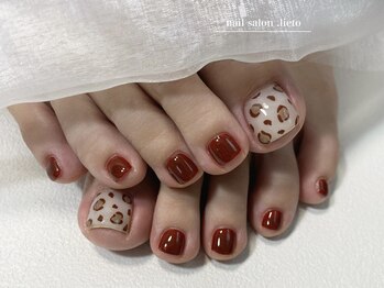 リエート(.lieto)/豹柄ネイル