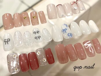 クプ アイラッシュプラス(qup)の写真/定額クーポン多数★うる艶でキレイめなシンプル系～季節のイベントに合ったデザインまで豊富にご用意◎