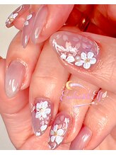 ネイルエルフ(Nail Aelf)/【三郷駅】桜ネイル