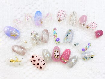 ネイルコレクション ピンク(Nail Collection Pink)/ダルメシアン：ツイード