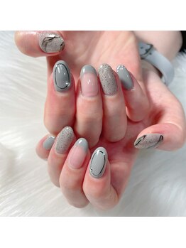 バブラブ/ニュアンスネイル