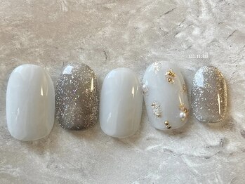 マグネット×ホワイトグレー