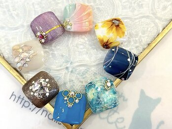 ネイルサロン ミネット(Nail Salon Minette)の写真/定番～最旬デザインまでお任せ♪技術力光る繊細かつ華かなARTが大人気♪上級ネイリスト在籍◎