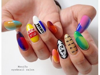 メニティ(MeniTy)/カラフルネイル