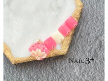 ネイルスリープラス(Nail 3+)/【フット】ぷっくりフラワー