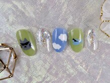 ショコ アンド ラム(Syoko&Lum)/☆6月の猫ネイル☆