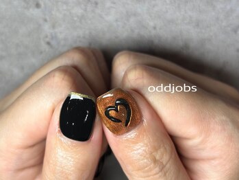 オッドジョブス ネイルアンドアイラッシュ 府中店(odd jobs Nail & Eyelash)/【パラジェル】マグ×ハート