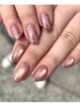 ハートネイル(Heart nail)/milkmagnet &nbsp;& &nbsp;GALITTER