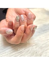 クリスタルネイル イオンモール都城駅前店/ディアゴナリーネイル