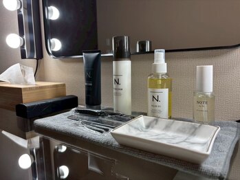 ヘッドミント 和歌山駅前店/各お部屋にアメニティをご用意