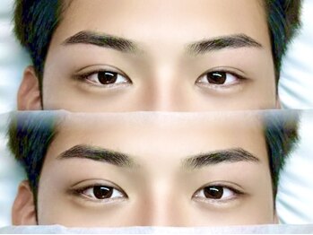 【アイブロウサロン/眉毛専門店】眉毛のおねえさん 岡山駅前店【2月OPEN(予定)】の写真/この価格でこのクオリティ!?とリピーター続出☆メンズ眉デザインで、自然なのにカッコいい理想の目元に◎