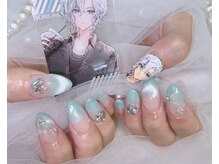 アリーズ(Allies)/マグネット 痛ネイル 手書き