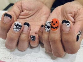 ハロウィンネイル