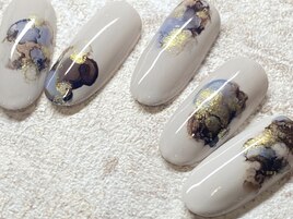 ジェルネイルインクアートネイル