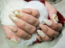 シュガーネイル(sugar nail)/クリスマスネイル