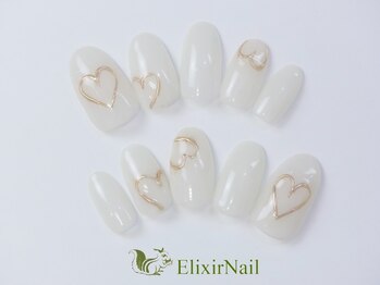 エリクサーネイル 神田(Elixir Nail)/シンプル/クーポン使用