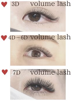 バタフライジュエル 問屋町店(ButterflyJewel)/ボリュームラッシュ比較