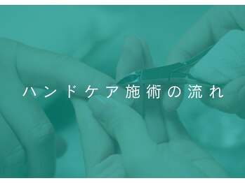 地爪ケアクリニックサロン 代々木店/ハンドケア施術の流れ