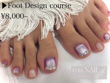ユーネイル 南浦和店(you NAIL)/フット　デザインコース