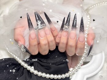 ベルグローアルファネイル(BELLE GROW ALPHA NAIL)/☆黒ラメグラデ☆