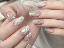 サロン ド ミニュイ(Salon de Minuit)/【チェックネイル】