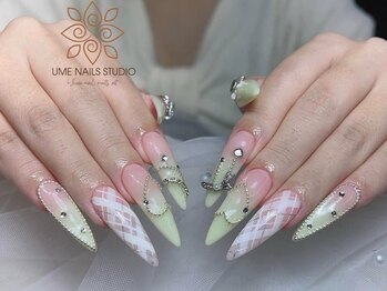 ウメネイルスタジオ(UME NAIL STUDIO)/長さだしやり放題×つけ放題