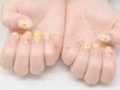 海外ネイル!夏☆花スタイル