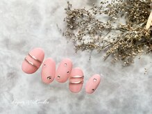 ヴィガー アンド ルックス 白金 目黒(Vigor&Looks)/ピンク　リングネイル