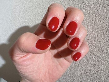 魅惑の赤ネイル