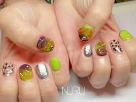 個性派/韓国/マグネットネイル