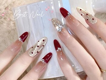 Best Nail 銀座店【ワンホンネイル・スカルプ・パラジェル・上品ジェルネイル】/フレンチマグネットネイル