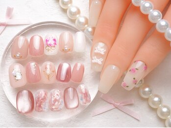 ナイスネイル エビスタ西宮店(NICE NAIL)の写真/【全メニューオフ込み★パラジェル取扱】ニュアンスネイルやマグネットネイルがオフ込み¥4,990[西宮]