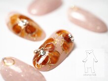 オトナネイル(otona nail)/べっ甲フラワーネイル