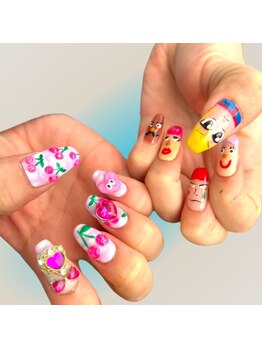 アヤネイルズ アンド アイラッシュ 綱島店(AYA NAILZ.&Eyelash)/ゴリゴリのアートもします!