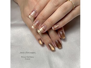 レモン(Lemon)/ブラウンチェック