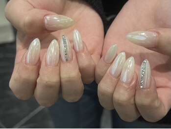 アールドヴィーヴル 富山(Ar de vivre)の写真/【大人気定額ネイル¥5830】可愛くしたい！でも派手すぎるのは…オフィスでもOKなシンプルネイルはお任せ★