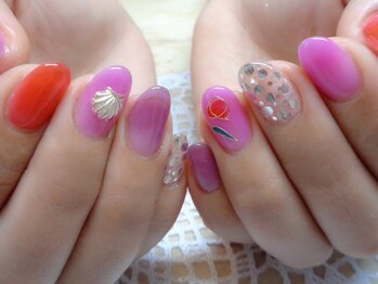 アミュリー ネイル アトリエ(Amury nail atelier)/ワイヤーパーツネイル♪