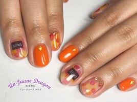 【自爪ネイル】ビタミンカラー