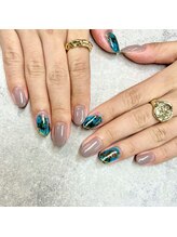 ネイルサロンファストネイルプラス 新宿店(FAST NAIL PLUS)/夏ネイル2021【海ネイル】