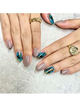 ネイルサロンファストネイルプラス 新宿店(FAST NAIL PLUS)/夏ネイル2021【海ネイル】