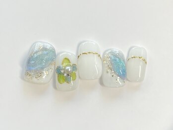 ユノ フィオーレ(Juno fiore)/クリスタルフラワーネイル